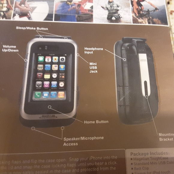 MAGELLAN TOUGH CASE, NEW IN BOX, WITHOUT TAGS FOR iPOD & iPHONE; - Picture 12 of 14